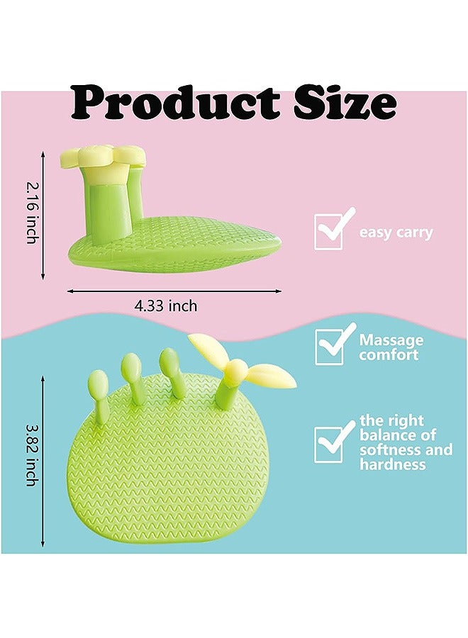 Generic 2 Pcs Toe Separators, Toe Valgus Corrector Thin Leg Exerciser, Toe Arch Trainer (Green) - Image 2