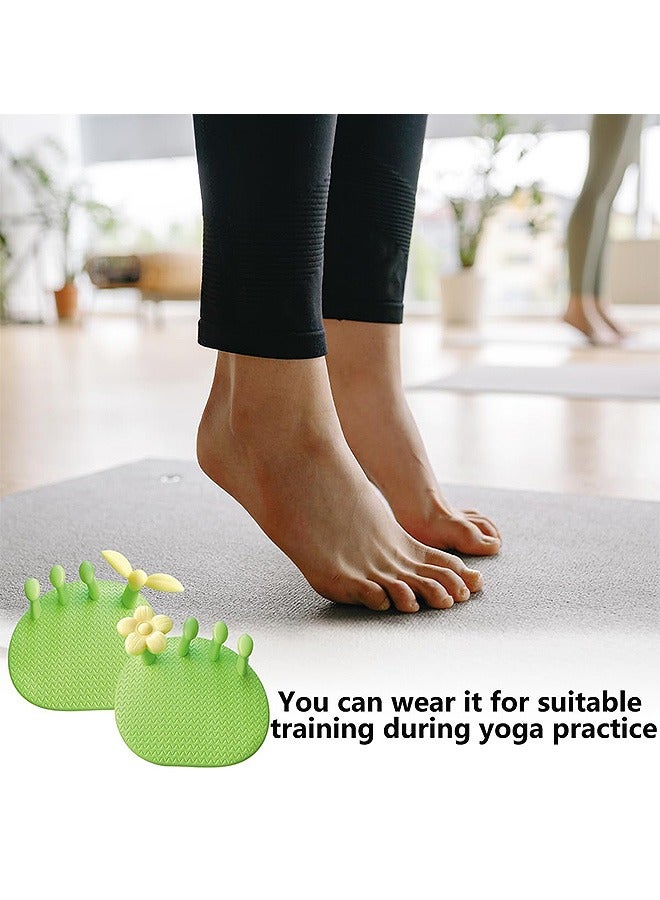 Generic 2 Pcs Toe Separators, Toe Valgus Corrector Thin Leg Exerciser, Toe Arch Trainer (Green) - Image 5