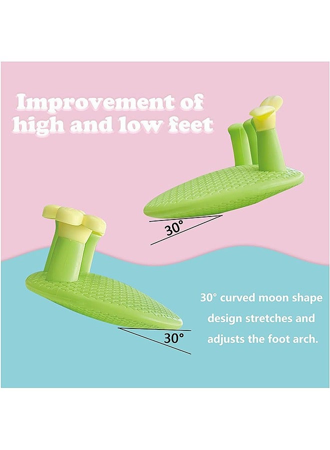 Generic 2 Pcs Toe Separators, Toe Valgus Corrector Thin Leg Exerciser, Toe Arch Trainer (Green) - Image 4