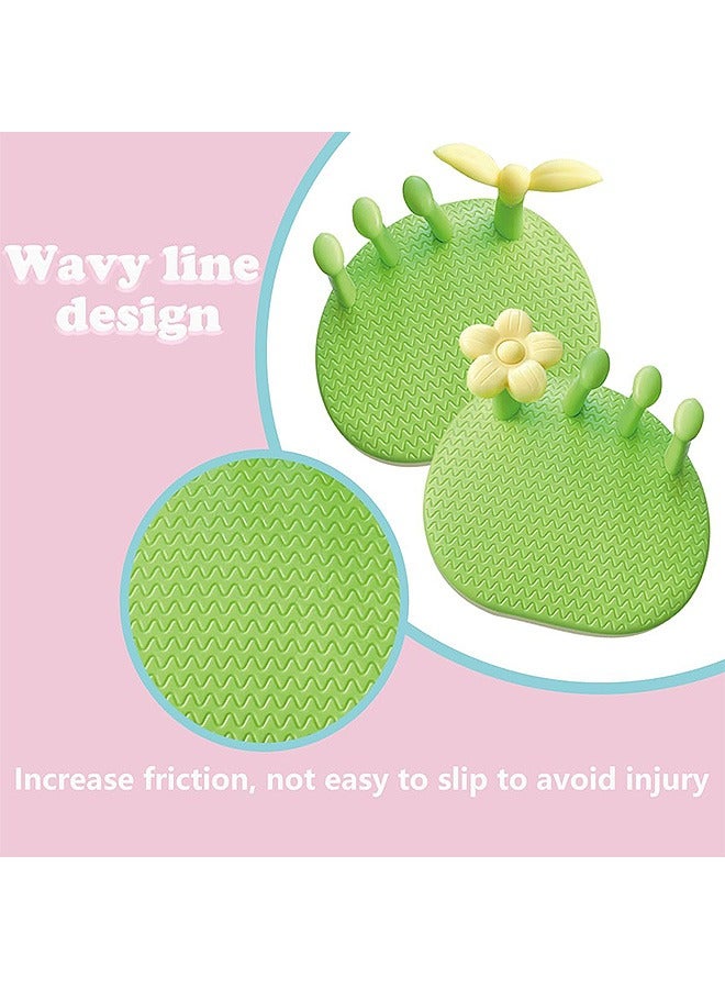 Generic 2 Pcs Toe Separators, Toe Valgus Corrector Thin Leg Exerciser, Toe Arch Trainer (Green) - Image 3