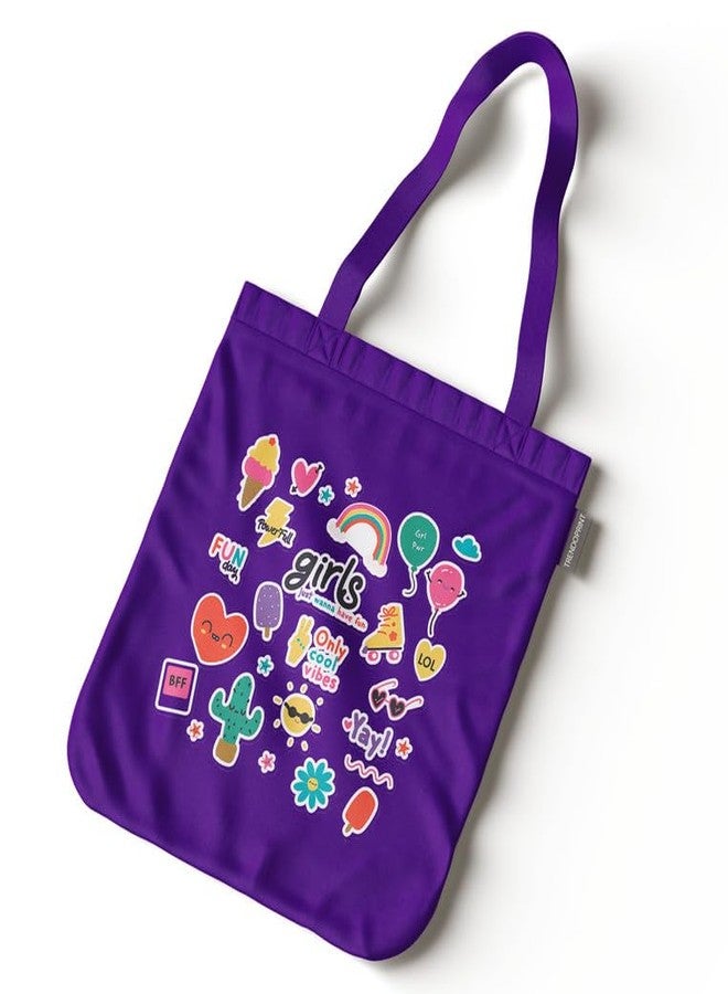 TrendoPrint Large Tote Bag for Women with Zip, Stylish Cotton Handbags, Canvas Tote Bags for College & Groceries NTBC29 - Image 1