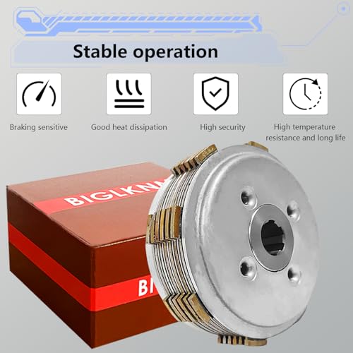 BIGLKNM Clutch Kit for Honda Rebel 250 CMX250/C/X, Heavy Duty Springs Driver Complete Clutch Disc Plate Kit for 1985-2016 Nighthawk 250 CB250 1991-2008 - Image 2