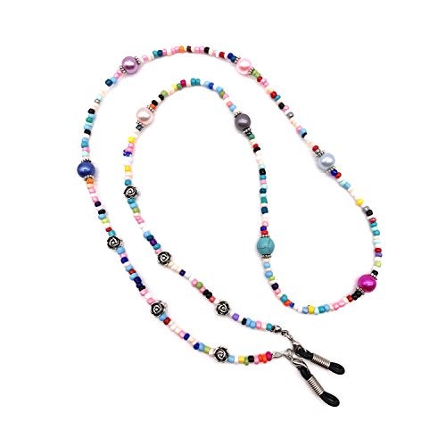 Outman Beaded Eyeglass Chain Sunglasses Holder Strap Eyewear Retainer Lanyard (Colorful bead) - Image 2