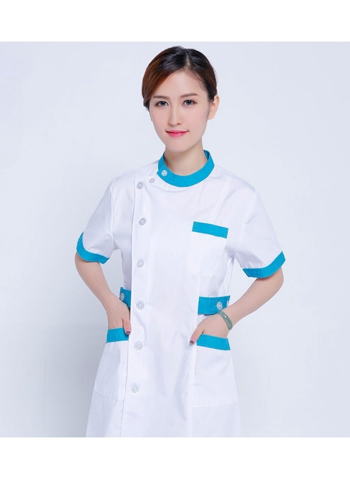KUYING Summer Style Lab Coat For Door-To-Door Medical Work Clothes  - Image 3