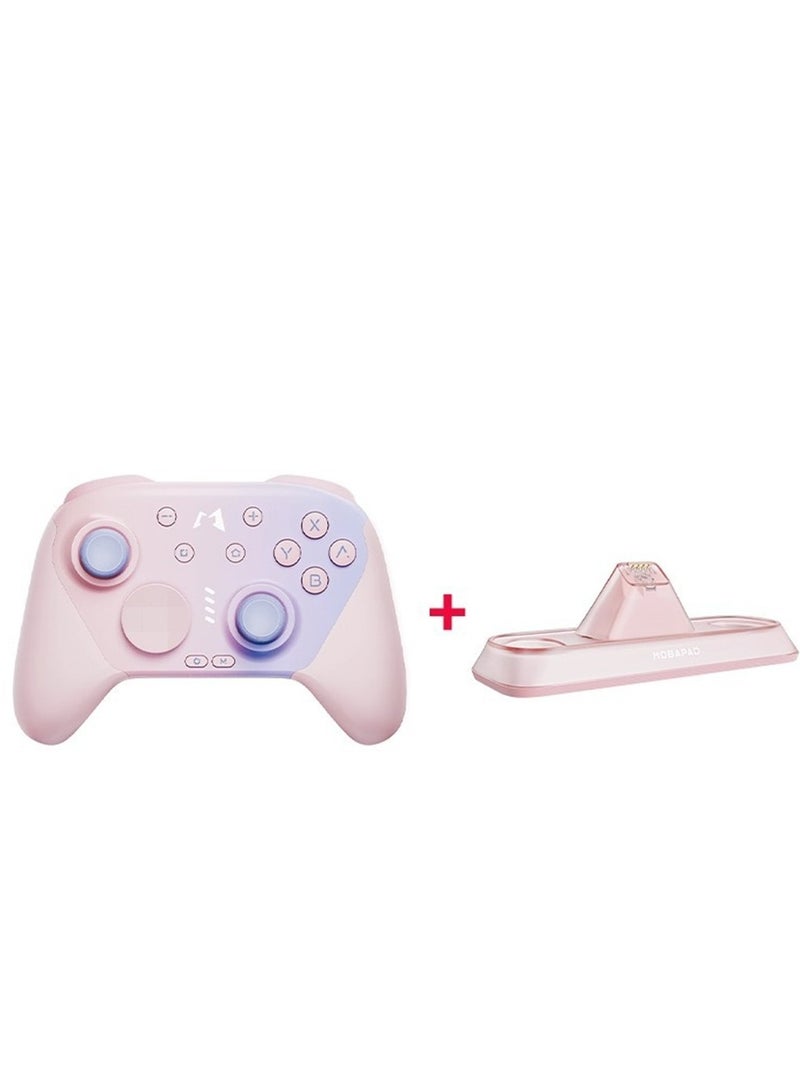 MOBAPAD Professional Gamepad MOBAPAD CHITU 2 Pro HD Wireless Gaming Controller with Charging Dock for Nintendo Switch 2/1 Lite/OLED, PC / Android / iOS with TMR Glide Joysticks 0 Drift, HD Rumble, NFC, Mechanical Buttons, Turbo, 6 Axis Gyro, 1000mAh Battery, Dual Programmable Macro Buttons, Ergonomic Grip, Swappable D-Pads - Image 1