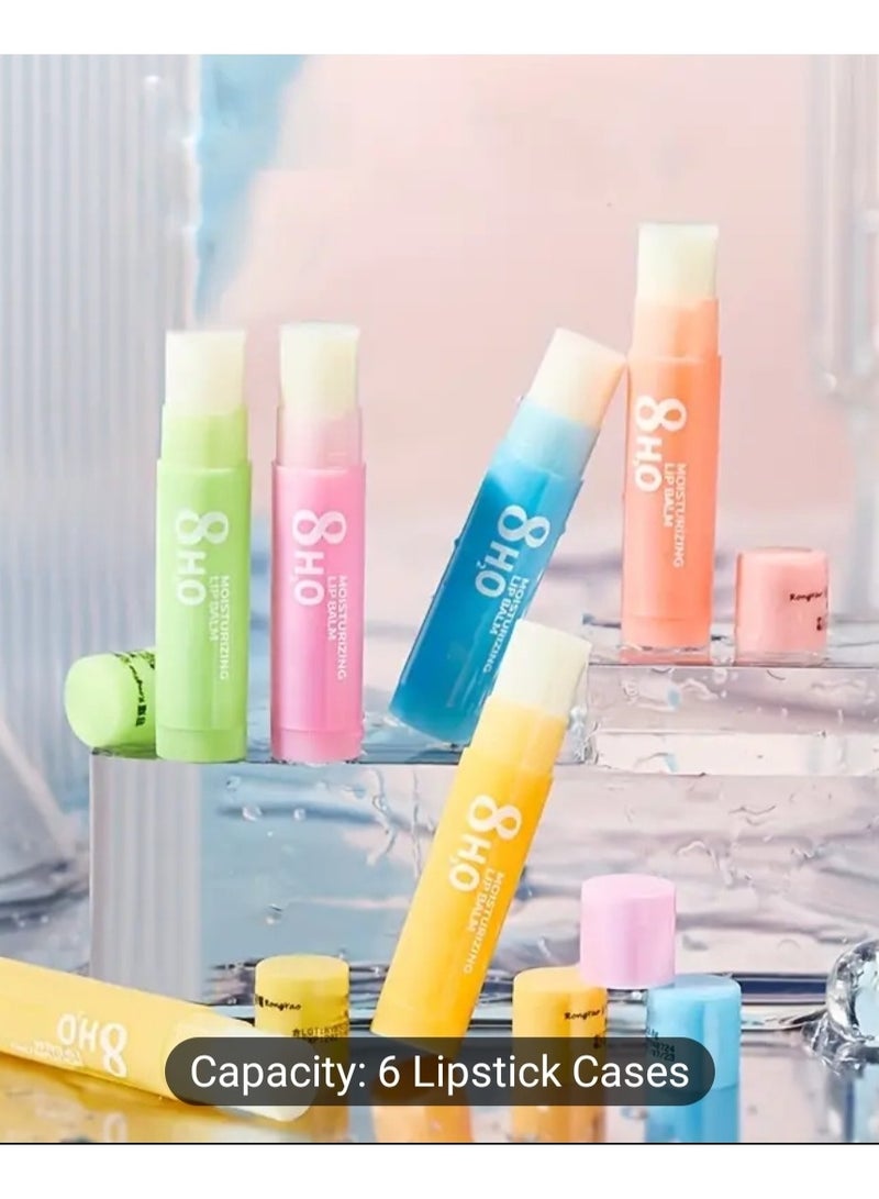 Generic 6PCS Moisturizing Lip Balm Lipatick Set, Hydrating Keep All-Day Moisture For Dry Lips, Long-lasting Effect  - Image 2