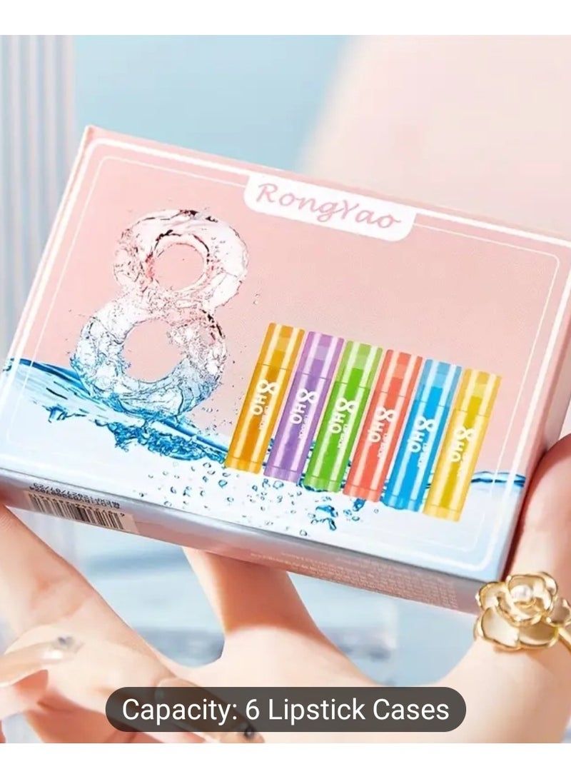 Generic 6PCS Moisturizing Lip Balm Lipatick Set, Hydrating Keep All-Day Moisture For Dry Lips, Long-lasting Effect  - Image 4