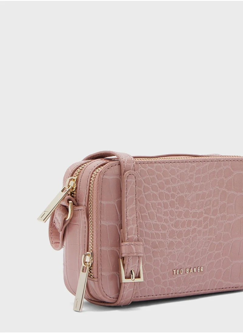 Ted Baker Stina Double Zip Camera Crossbody