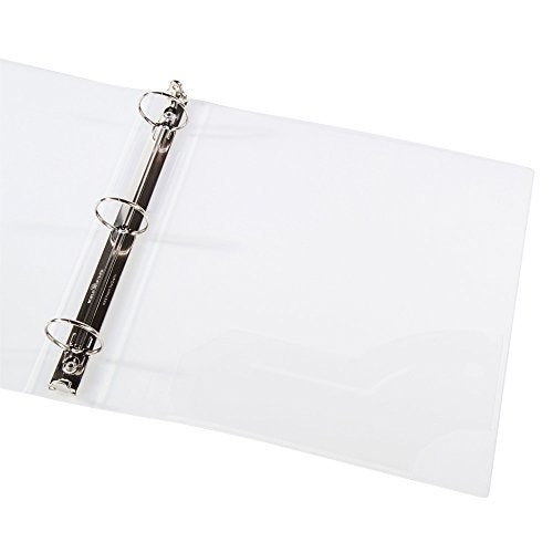Filexec مجلدات فايلكس 1 إنش 3 حلقة، شفاف، عبوة من 2 (50297-64223) - Image 4