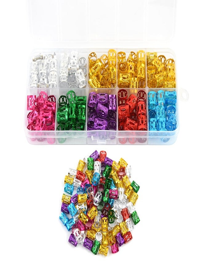 yantaisiyu 150 Pcs Hair Jewelry for Braids Dreadlocks Beads Aluminum Hair Rings Hair Clips Adjustable Metal Cuffs for Hair Braids Accessories - Image 5