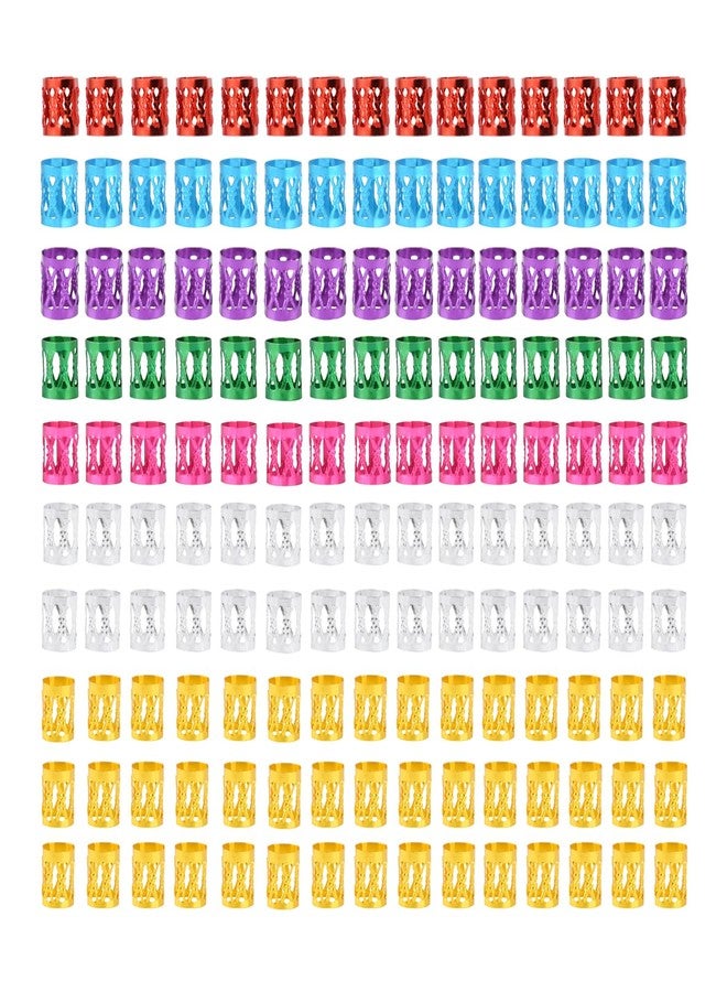 yantaisiyu 150 Pcs Hair Jewelry for Braids Dreadlocks Beads Aluminum Hair Rings Hair Clips Adjustable Metal Cuffs for Hair Braids Accessories - Image 1