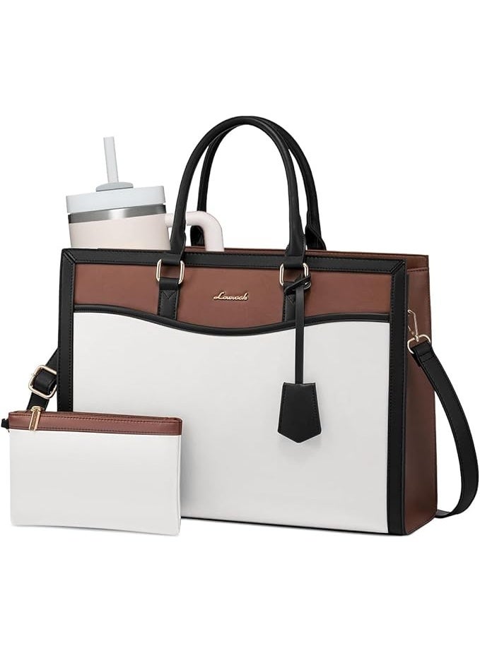 لوف فوك حقيبة LOVEVOOK النسائية للكمبيوتر المحمول مع حقيبة كلاتش - Image 1