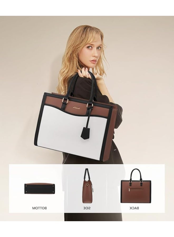 لوف فوك حقيبة LOVEVOOK النسائية للكمبيوتر المحمول مع حقيبة كلاتش - Image 2