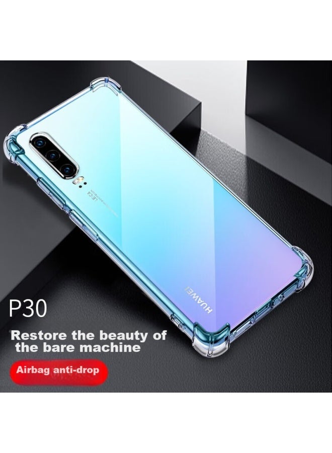 kelleia Kalai'ao Huawei P30 Phone Case, Huawei P30 Protective Cover, Full Protection Shockproof Tpu Airbag Soft Case/protective Case, Transparent, 6.1 Inches - Image 1