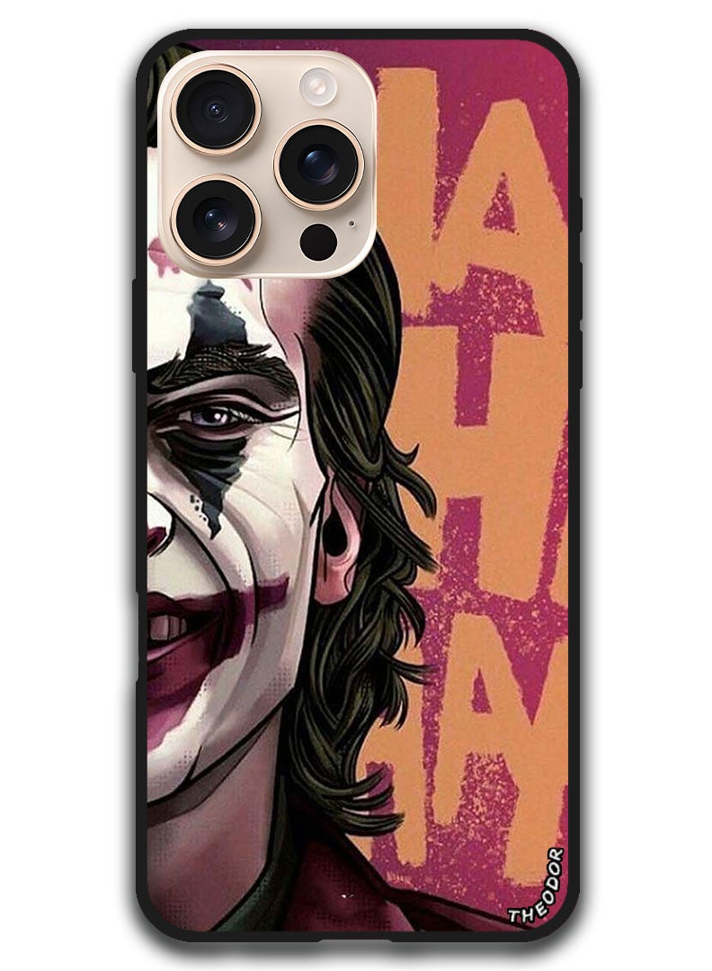 Theodor Protective Case Anti Scratch Shock Proof Bumper Cover For iPhone 16 Pro Max (6.9)-inch Joke_r - Image 1