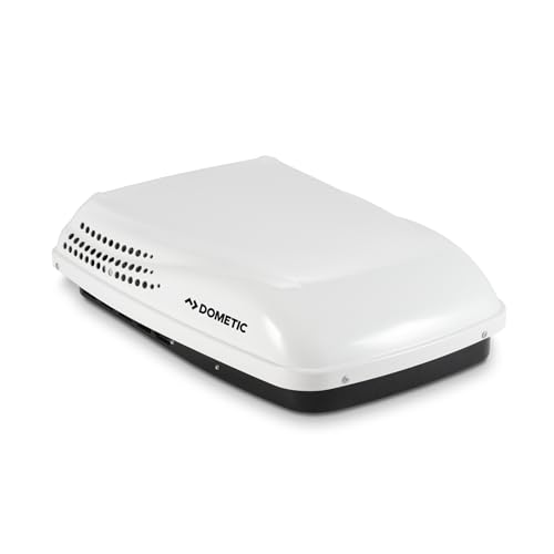 Dometic مكيف الهواء السقفي المنخفض Dometic Penguin II | لوحة تحكم متعددة المناطق CCC II | 15K BTU مع مضخة حرارة باللون الأبيض القطبي لمركبات RV والمقطورات والمعسكرات - Image 1