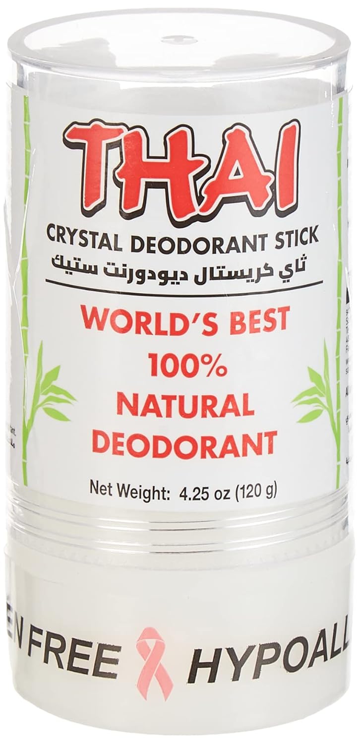 Thai Deodorant Stone مزيل العرق الطبيعي التايلاندي (4.25 أونصة)