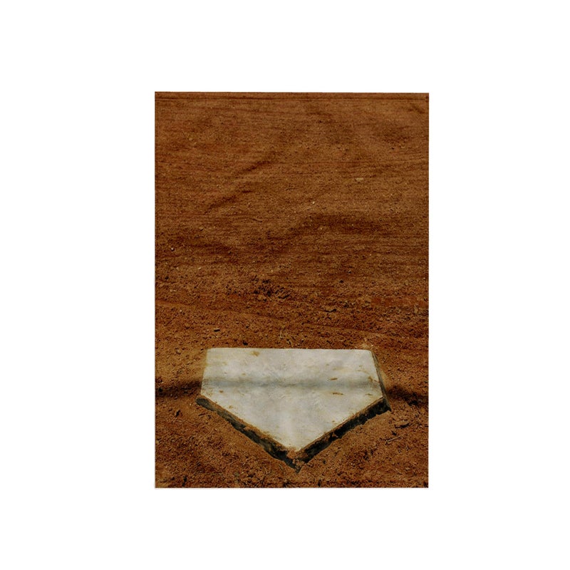 3D Rose Home Plate in Baseball TWL_50211_1 Towel 15 x 22 White