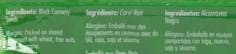 Sadaf Black Caraway Seeds - 4 Oz Resealable Bag - Image 3