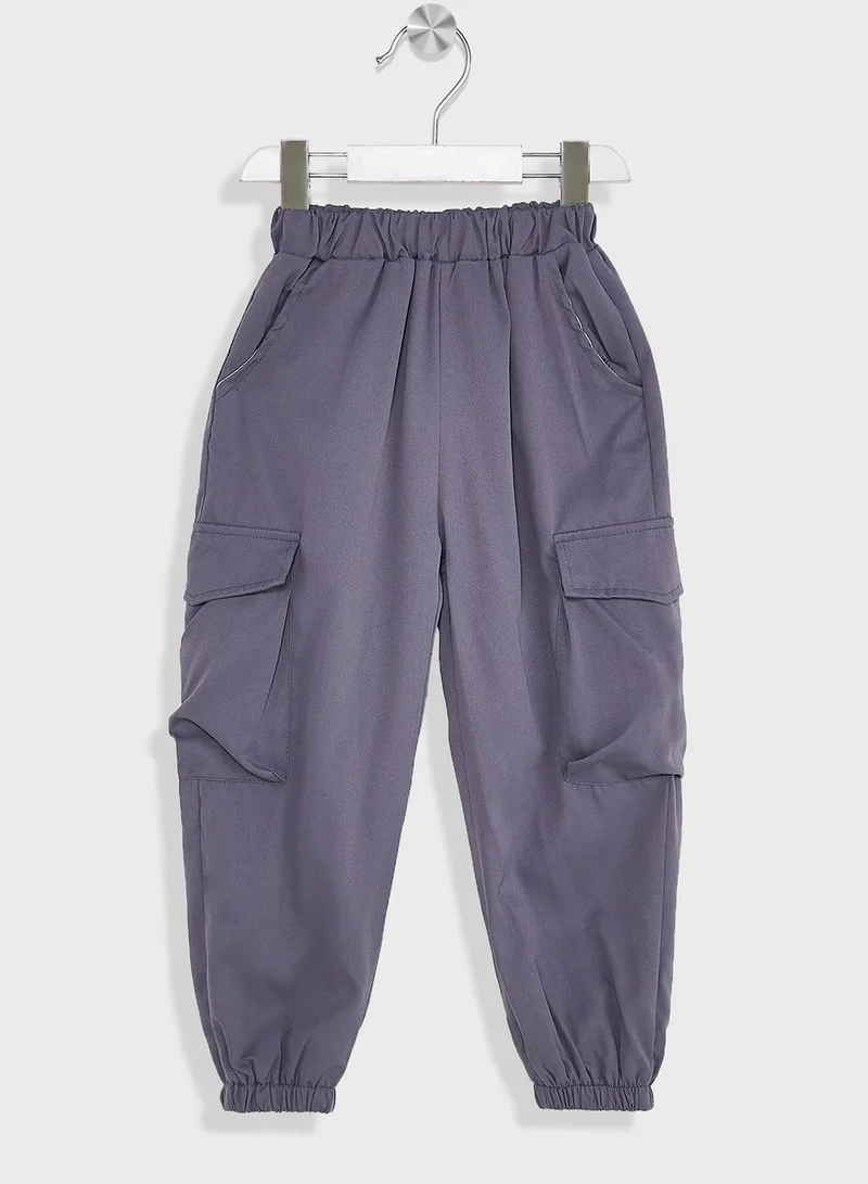Pinata Boys Colorblock Zipper Hoodie And Cargo Pants Set