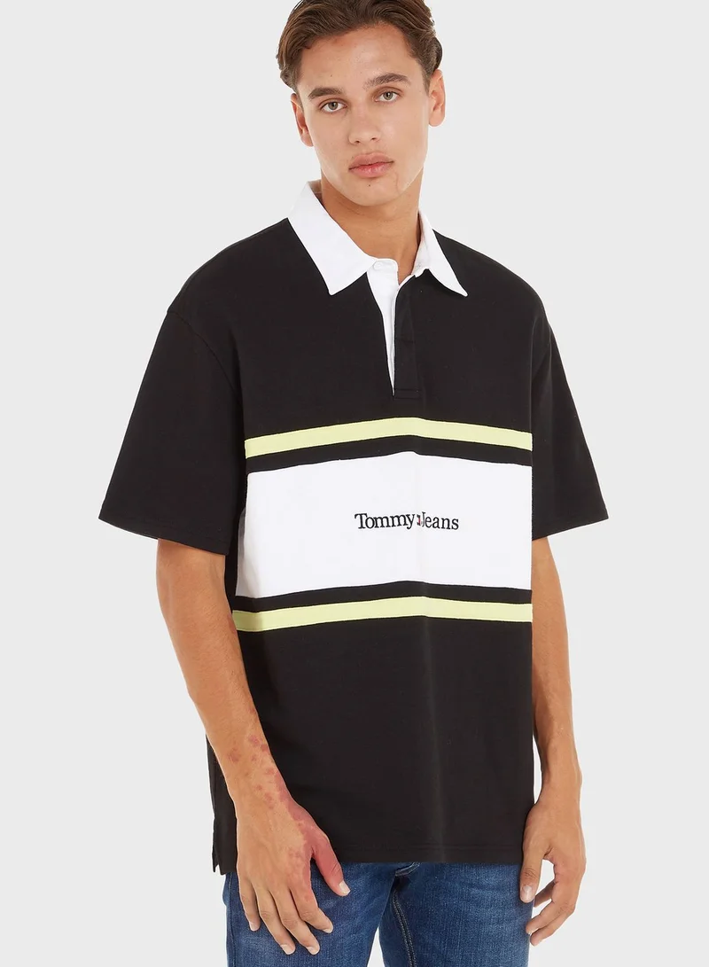 TOMMY JEANS Colourblock Polo