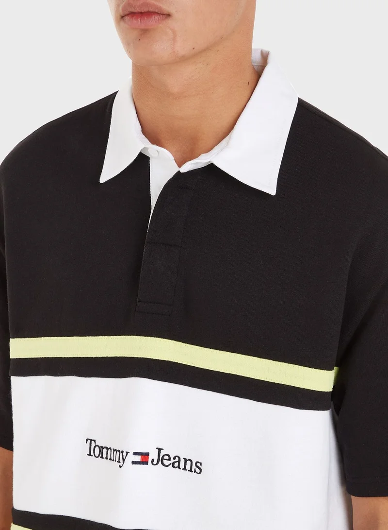 TOMMY JEANS Colourblock Polo