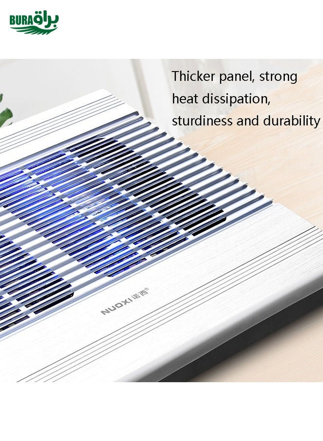 BURAQ NUOXI T10 Laptop Radiator Multi-File Adjustment Aluminum Alloy Bracket(Black)  - Image 5