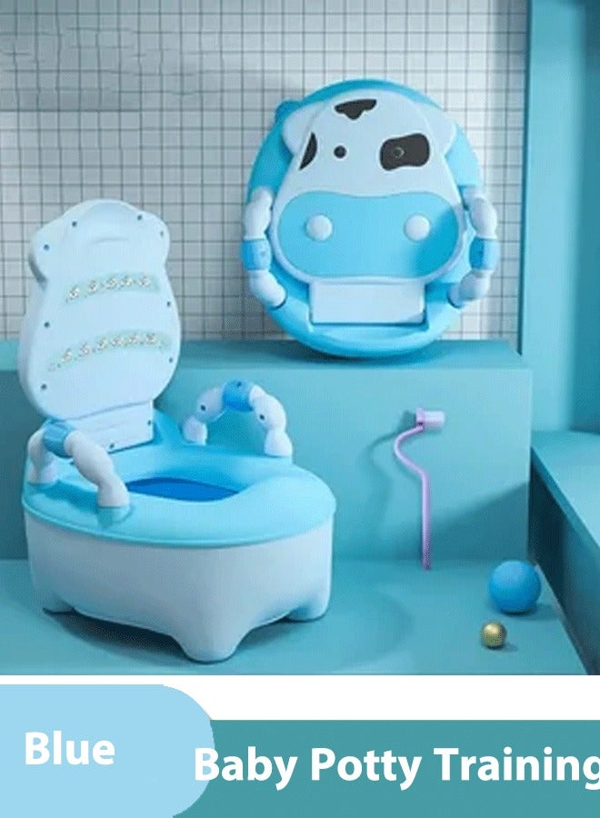 Potty Training Seat,Training Chair with Removable Toilet Ring and Washable Bucket,Toddler Kids Potty Chair with High Back Support & Lid  - Image 1