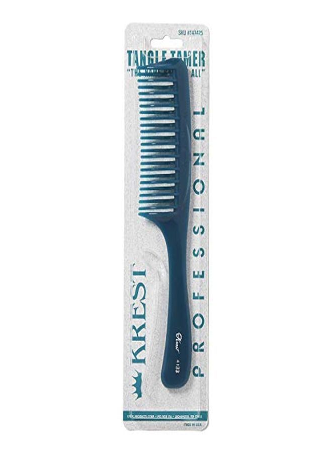 Krest Teal Tangle Tamer Curved Tooth Comb - Image 1