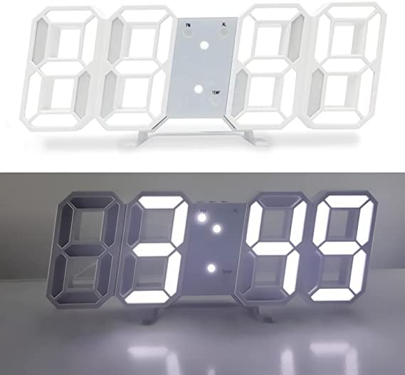 swabs Digital Smart Backlight Alarm Clock Alarm Clocks for Bedroom Digital Clock for Home Digital Clock with Alarm Alarm Clocks for Students Digital Clock for Table - Image 5
