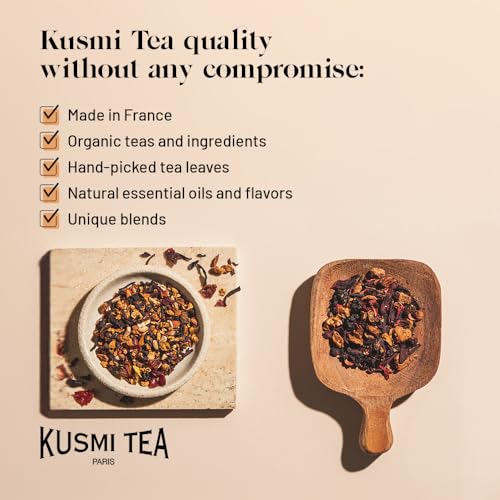 Kusmi Tea - BB Detox - Iconic Detox Tea - 100% Organic - Blend of Green Tea, Mate & Grapefruit - Organic Flavored Yerba Mate Tea - Loose Leaf - Tin Box of 3.5 oz - Quantity for about 50 cups - Image 5