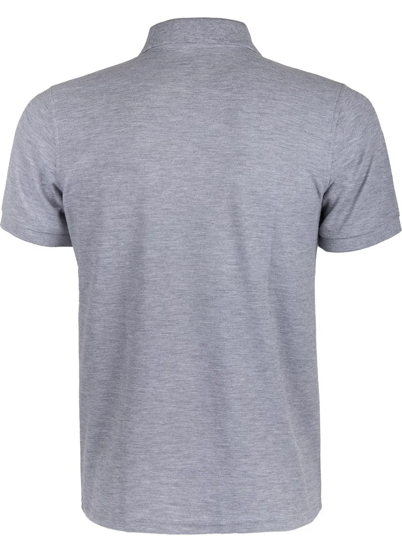 Evolite Deepraw Men Polo T-Shirt - Gray