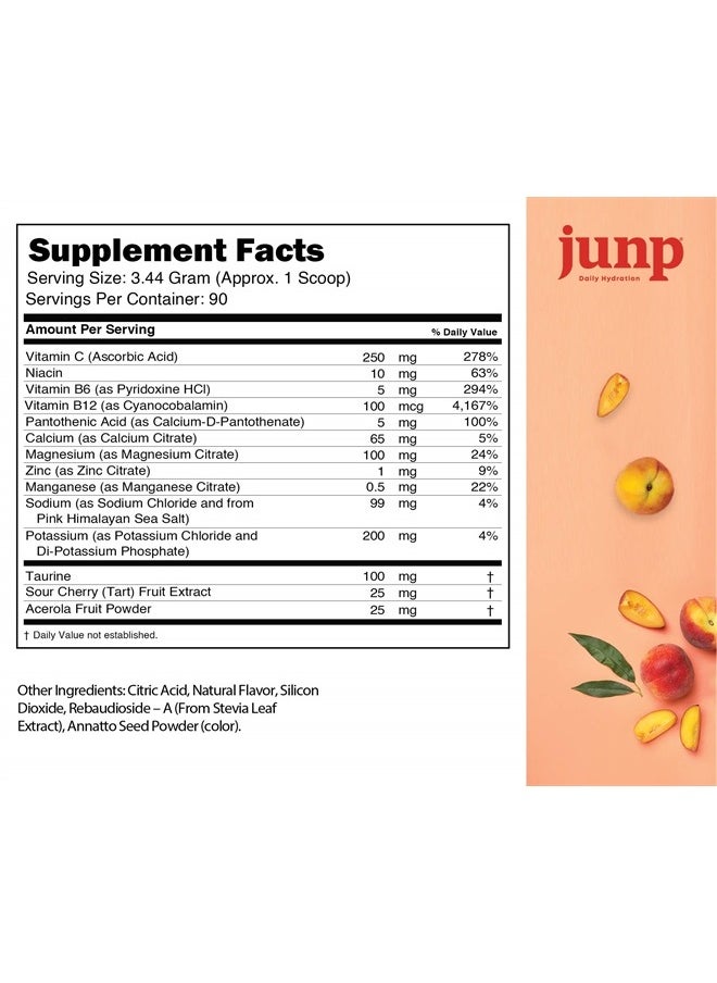 JUNP Hydration Electrolyte Powder, Electrolytes Drink Mix, Hydration Mix, Sugar Free, Gluten Free, 0 Calories, 0 Carbs, Keto Friendly, NON - GMO Kosher, 90 Servings. (Peach)  - Image 5