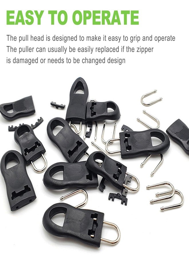 CeroDimo 20 Pcs Universal Zipper Repair Kit, Fixer Sliding Teeth, Replacement, Paracord Zipper Pulls for Jackets, Luggage, Backpacks, Pants, Boots, Tents - Image 4