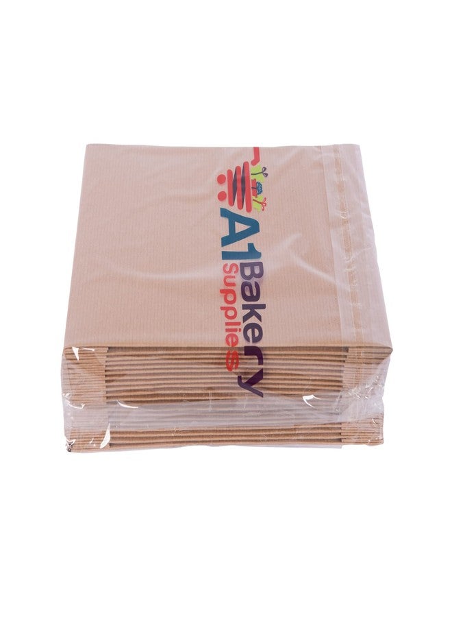 مستلزمات أيه1 باكيري علب هدايا من A1 Bakery Supplies، علب قمصان رجالية ونسائية، علب تغليف، علب هدايا ملابس مع أغطية، عبوة من 5 قطع (بني كرافت...) - Image 1