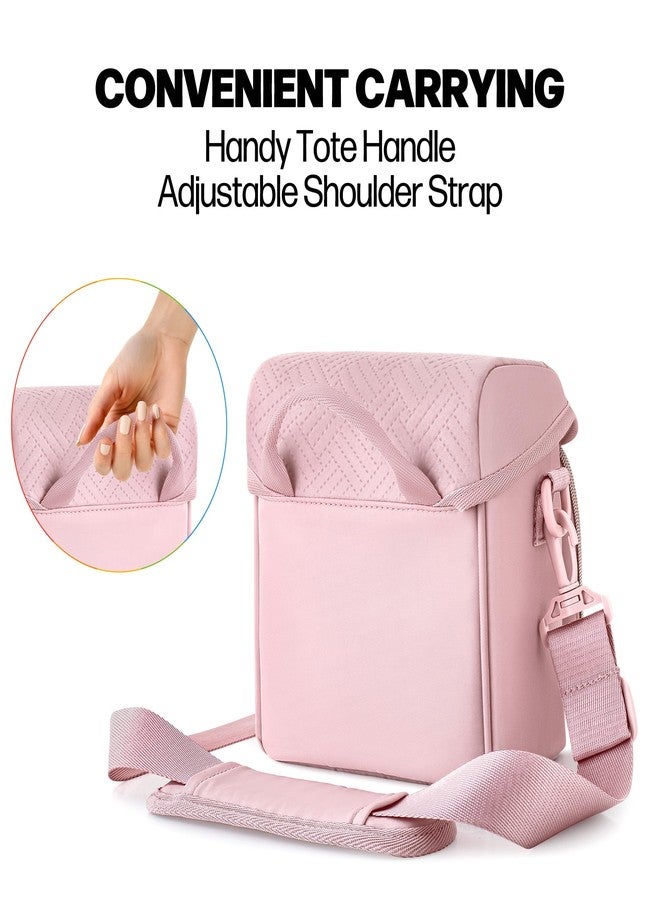 Prokva Camera Sling Bag Compatible with Polaroid Now 2nd Generation I-Type, Now+ 2nd Gen I-Type, Now, Now+, OneStep Instant Camera, Camera Crossbody Bag with Adjustable Strap, Pink(Empty Bag) - Image 4