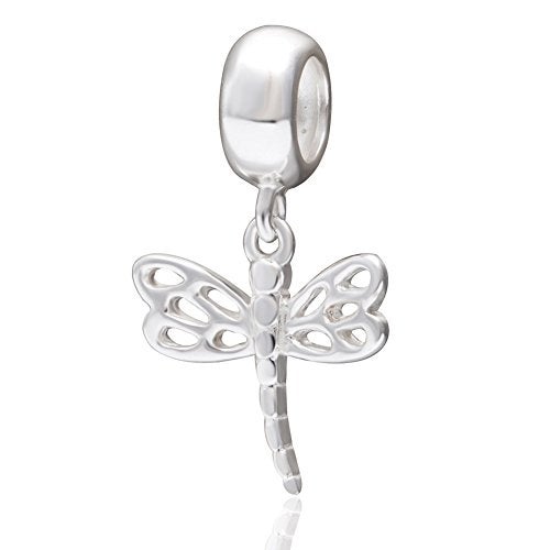 ABAOLA Dragonfly Charm 925 Sterling Silver Beads Fit for Women Bracelets - Image 1