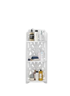 Generic FFD Corner Shelf Stand,Bathroom Storage Organizer Great for Small Bathroom Storage,Small Corner Shelf Perfect for Small Space,Waterproof Bathroom Stand Also Use for Toilet Paper Stand  - Image 2