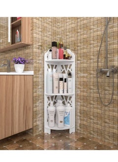 Generic FFD Corner Shelf Stand,Bathroom Storage Organizer Great for Small Bathroom Storage,Small Corner Shelf Perfect for Small Space,Waterproof Bathroom Stand Also Use for Toilet Paper Stand  - Image 4