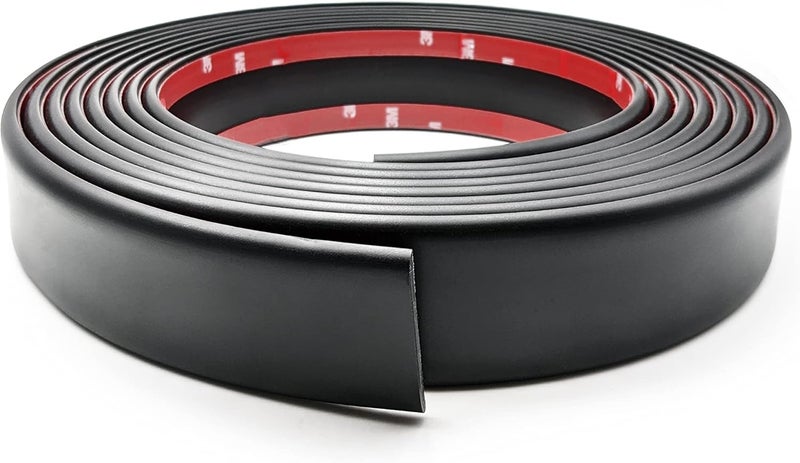 Dawn Enterprises Universal Fit European Style Matte Black Body Side Molding Trim - 18' Protection for Vehicles - Image 1