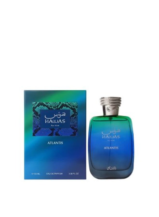 Rasasi Hawas Atlantis EDP For Men 100ML - Image 4