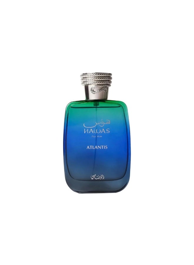 Rasasi Hawas Atlantis EDP For Men 100ML - Image 2