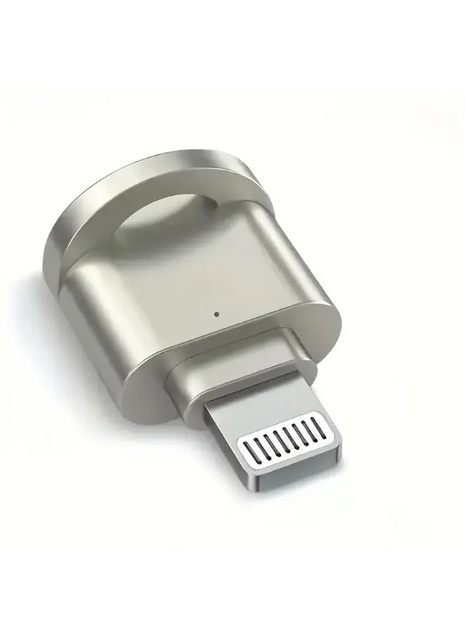 قارئ بطاقة الذاكرة Silvery OTG للآيفون والآيباد والكمبيوتر، محول التخزين الخارجي - Image 1