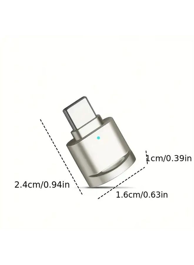قارئ بطاقة الذاكرة Silvery OTG للآيفون والآيباد والكمبيوتر، محول التخزين الخارجي - Image 2