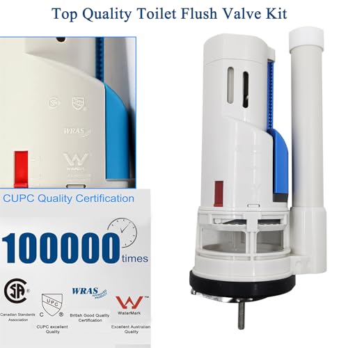 VALLVATER 2-inch Toilet Flush Valves Assembly Compatible with Water Ridge One Piece Toilets Fits for TOTO THU338N Dual Flush Drain Valve Repair Part Replacement - Image 4