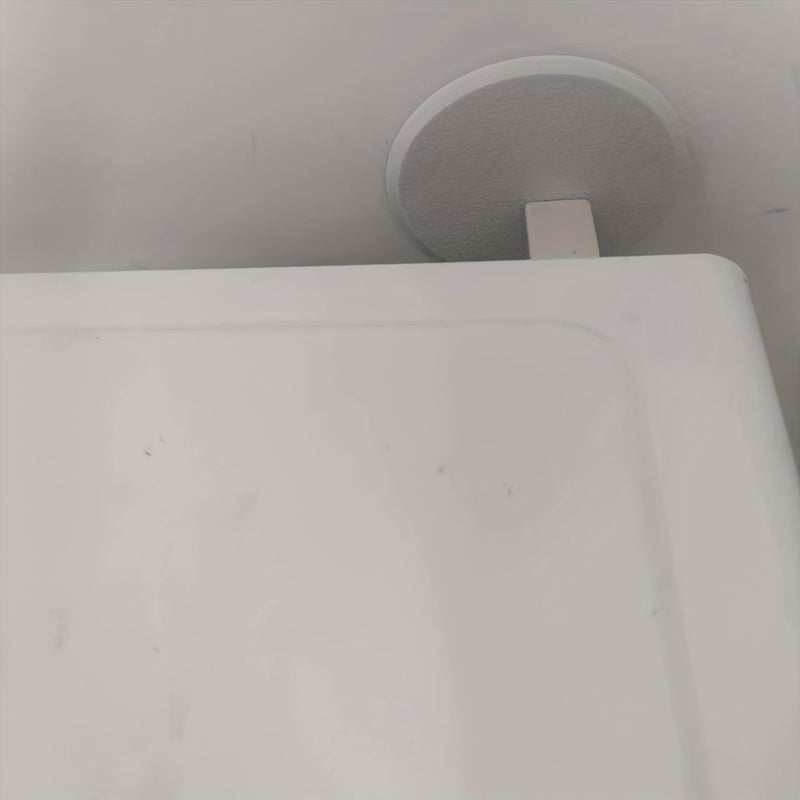 White Self Adhesive Wall Mounted Door Stop Cushion Sound Dampening Protector - Image 5