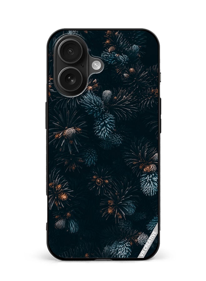 VR CREATIVE Protective Case Cover For Apple iPhone 16 Plus Pinus Design Multicolour