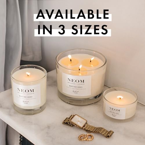 NEOM - Candle, Travel Size | Lavender, Jasmine & Rosewood | Scented Candles for On-The-Go | Luxury Aromatherapy Candles | Essential Oil Candle | Tranquil & Relax | Signature De-Stress Scent - Image 2