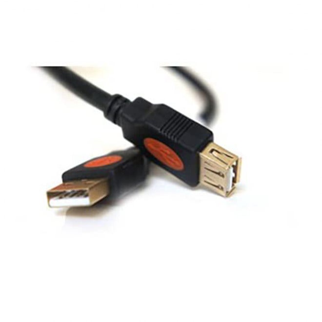 2B (DC015) - كابل تمديد USB - ذكر/أنثى USB مطلي بالذهب - 2 متر