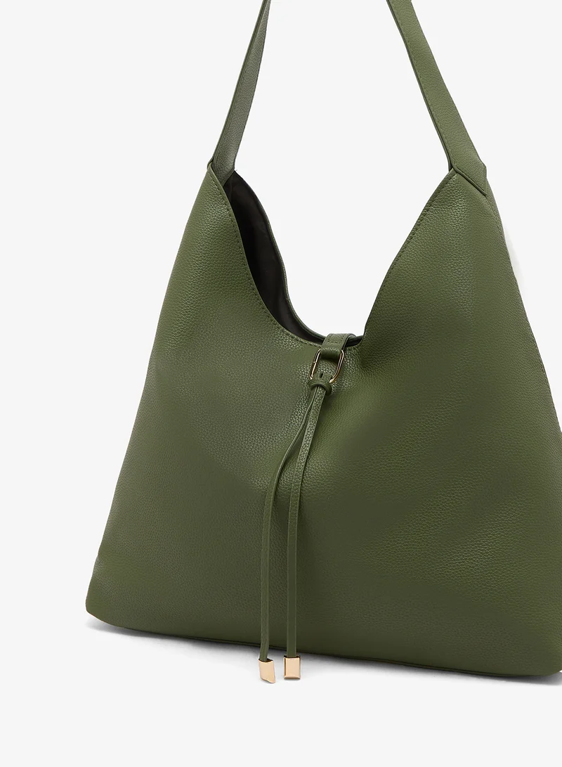 Glamorous GREEN Casual Faux Suede Tote Bag for Women | Best Price UAE